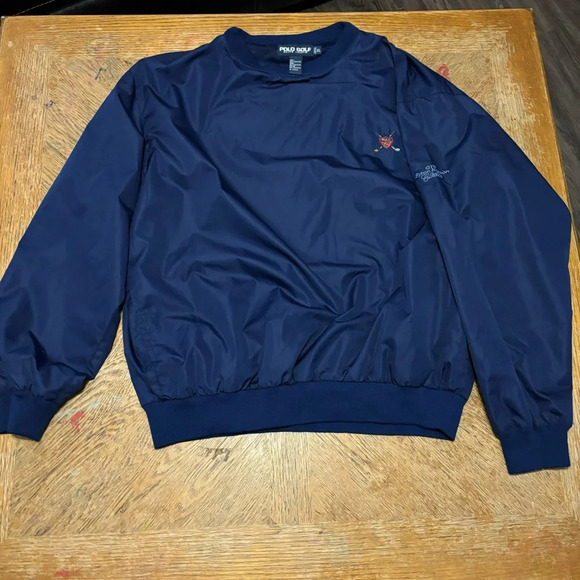 Vintage Polo Golf Ralph Lauren Jacket Mens XL Blue Windbreaker Byron Nelson GTE - Picture 1 of 7